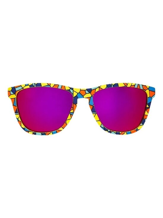 Goodr OG OFF TO SHATTER ISLAND YELLOW Sunglasses NEW IN BOX!